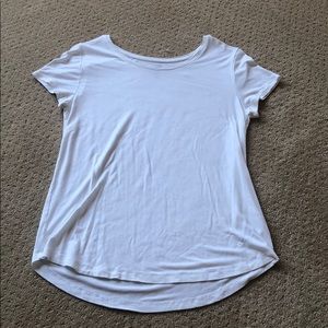 plain white tee